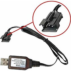 7.4V 4 Pin Lityum Pil USB Şarj Kablosu JST SM-4P Soket LiPo Batarya RC Araba Uçak Oyuncak Şarj Kablosu - BataryaBank