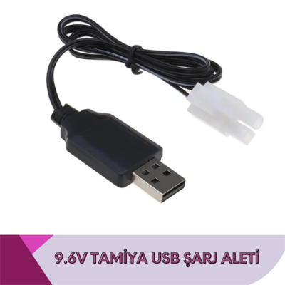 9.6v 2li Tamiya Soketli USB Şarj Cihazı - 1