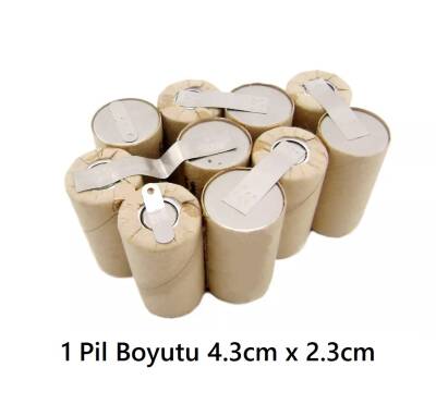 AEG B12 12v Matkap Batarya için 2000mAH Pil Grubu - 1