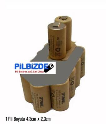 Alpha Tools 18v Batarya için 2200mAH Pil Değişim Grubu - 1