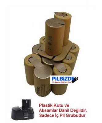 Attlas Eco V 14.4v Matkap Bataryası için 2200mAH NiCD Pil Grubu - 1