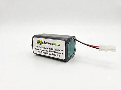 BataryaBank Tefal X-Plorer Serie 60 / Serie 20 Uyumlu Robot Süpürge Bataryası 14.4V 2800mAh Li-ion - 2