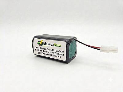 BataryaBank Tefal X-Plorer Serie 60 / Serie 20 Uyumlu Robot Süpürge Bataryası 14.4V 3200mAh Li-ion - 2