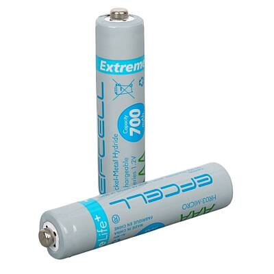 Efcell AAA 700mAh İnce Şarjlı Pil 2’li Paket - 2