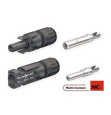 Multi Contact MC4 Konnektör Seti 4/6mm² | Solar Panel Kablo Bağlantı Seti - 1