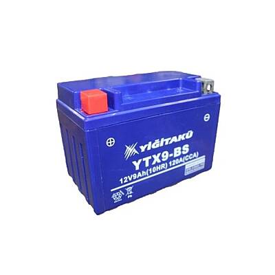 Yiğit Akü YB9-BS (MF) 12V 9Ah Motosiklet Aküsü | Bakım Gerektirmeyen Güçlü Akü - 1